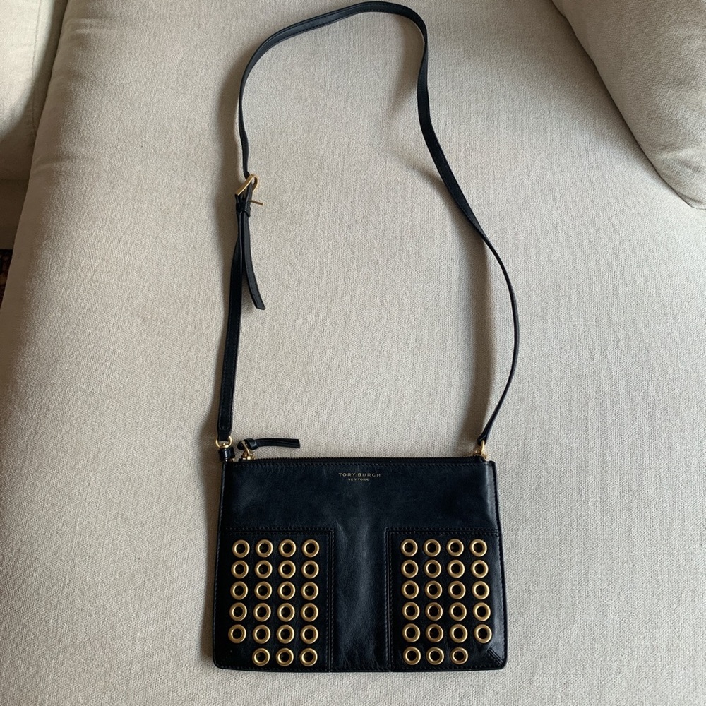 tory burch black crossbody bag